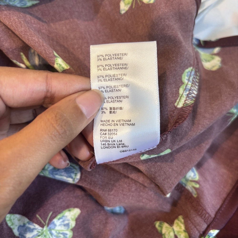 Urban Outfitters Mallory Butterfly Mini Slip Dress - Picture 11 of 11